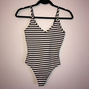 Black and White Aritzia BodySuite Size XS